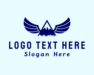 Exploration - Outdoors Mountain Peak logo design