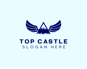 Outdoors Mountain Peak logo design