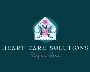 Flower Envelope Mail logo design