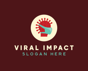 Contagion - Infectious Viral Disease logo design