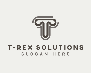 Generic Brand Company Letter T logo design