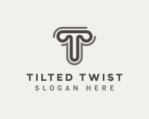 Generic Brand Company Letter T logo design