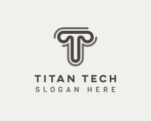 Generic Brand Company Letter T logo design