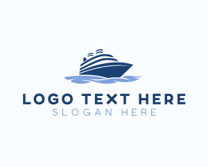 Ship - Ferry Ship Transport logo design