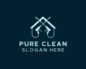 Home Cleaning Pressure Washing logo design