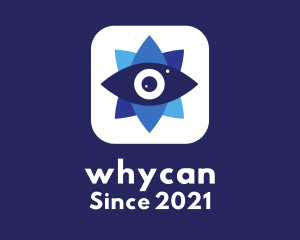 Camera App - Eye Flower Camera logo design