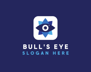 Eye Flower Camera  logo design