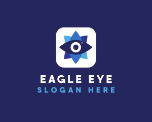 Eye Flower Camera  logo design