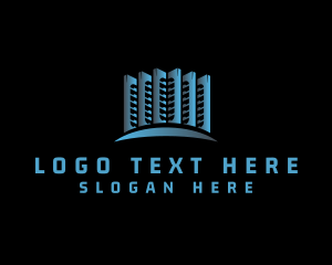 Residential - Skyline Building Property Developer logo design