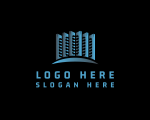 Skyscraper - Skyline Building Property Developer logo design