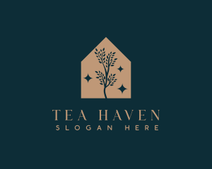 Botanical Garden House Tree logo design