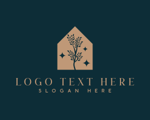 Ornamental - Botanical Garden House Tree logo design