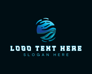 Fan - HVAC Cooling System logo design