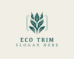 Eco Agriculture Leaves logo design