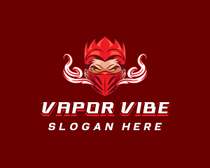 Vaporizer - Ninja Assassin Smoke logo design