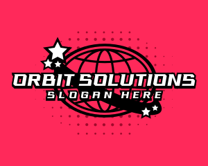 Global Planet Orbit logo design