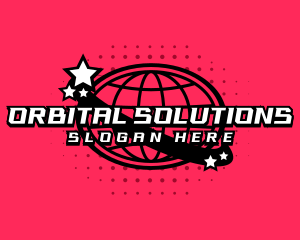 Global Planet Orbit logo design