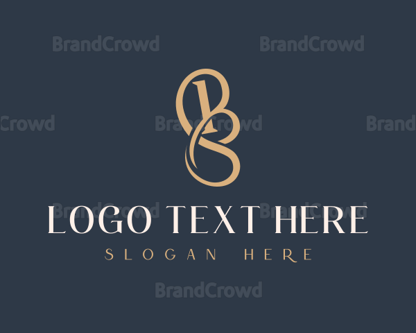 Boutique Monogram Letter SB Logo