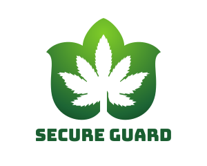 Vice - Cannabis Leaf Pattern logo design