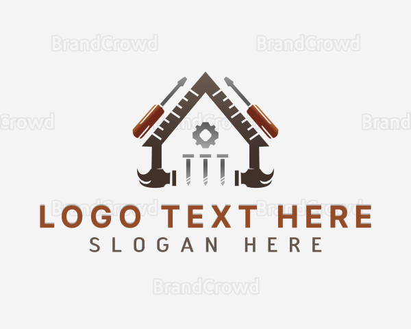 Handyman Construction Builder Logo