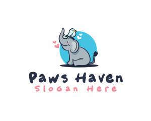 Animal Rescue - Animal Elephant Vet logo design