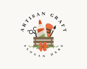 Handicraft - Crafter Handicraft Basket logo design