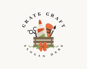 Crate - Crafter Handicraft Basket logo design