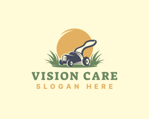 Environment - Garden Grass Lawn Mower logo design