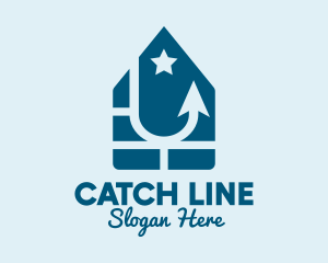 Hook - Fish Hook Seafood House logo design