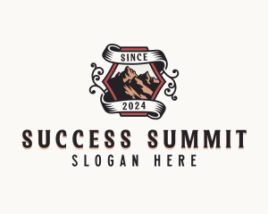 Mountain Summit Hiker logo design