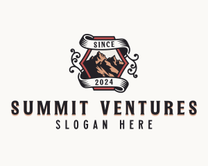 Mountain Summit Hiker logo design