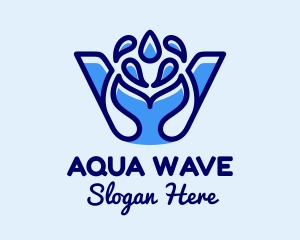 Seafood Fish Water logo design