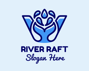 Seafood Fish Water logo design