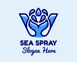 Seafood Fish Water logo design