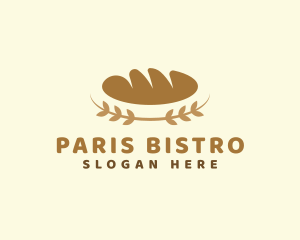 Wreath Bread Bakery logo design