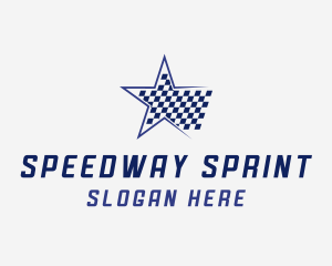 Star Flag Racing logo design