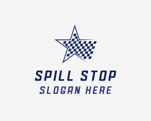 Star Flag Racing logo design