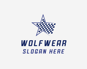 Checkered - Star Flag Racing logo design