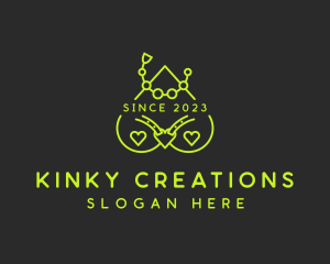 Kinky - Erotic Porn Stripper logo design