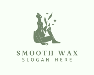 Woman Naked Beauty Spa logo design