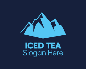 Ice Mountain Peak  logo design