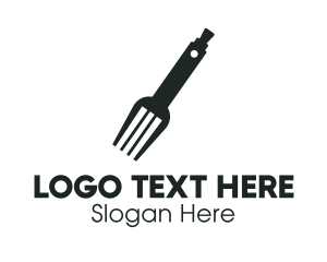 Silverware - Vape Fork logo design