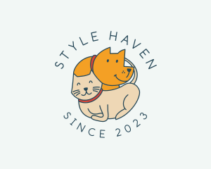 Pet Dog Cat logo design