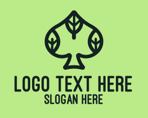 Eco Friendly - Eco Leaf Spade logo design