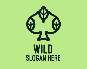 Eco Leaf Spade Logo