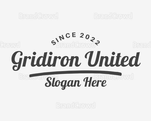 Cursive Urban Craft Logo