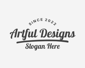 Cursive Urban Craft logo design