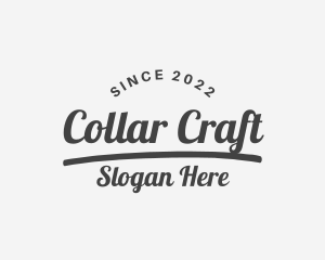 Cursive Urban Craft logo design