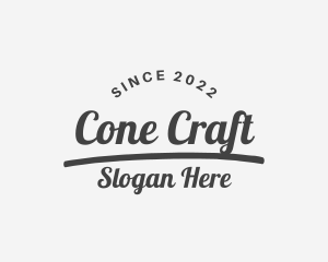 Cursive Urban Craft logo design