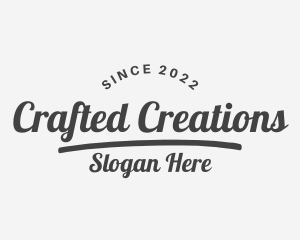 Cursive Urban Craft logo design